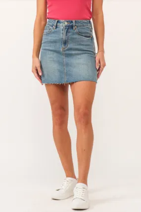 Quinn Denim Skirt - Bridgeport