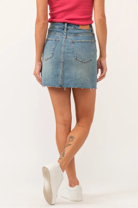 Quinn Denim Skirt - Bridgeport