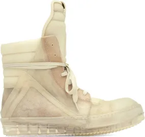 Rick Owens Off-White Geobasket Sneakers