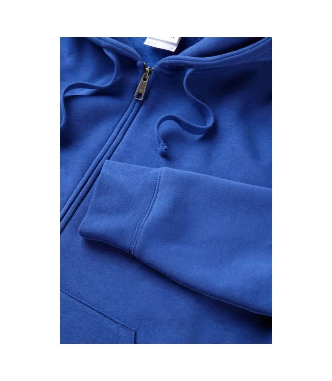 Russell Mens Authentic Full Zip Hooded Sweatshirt/Hoodie (Bright Royal) - UTBC1499