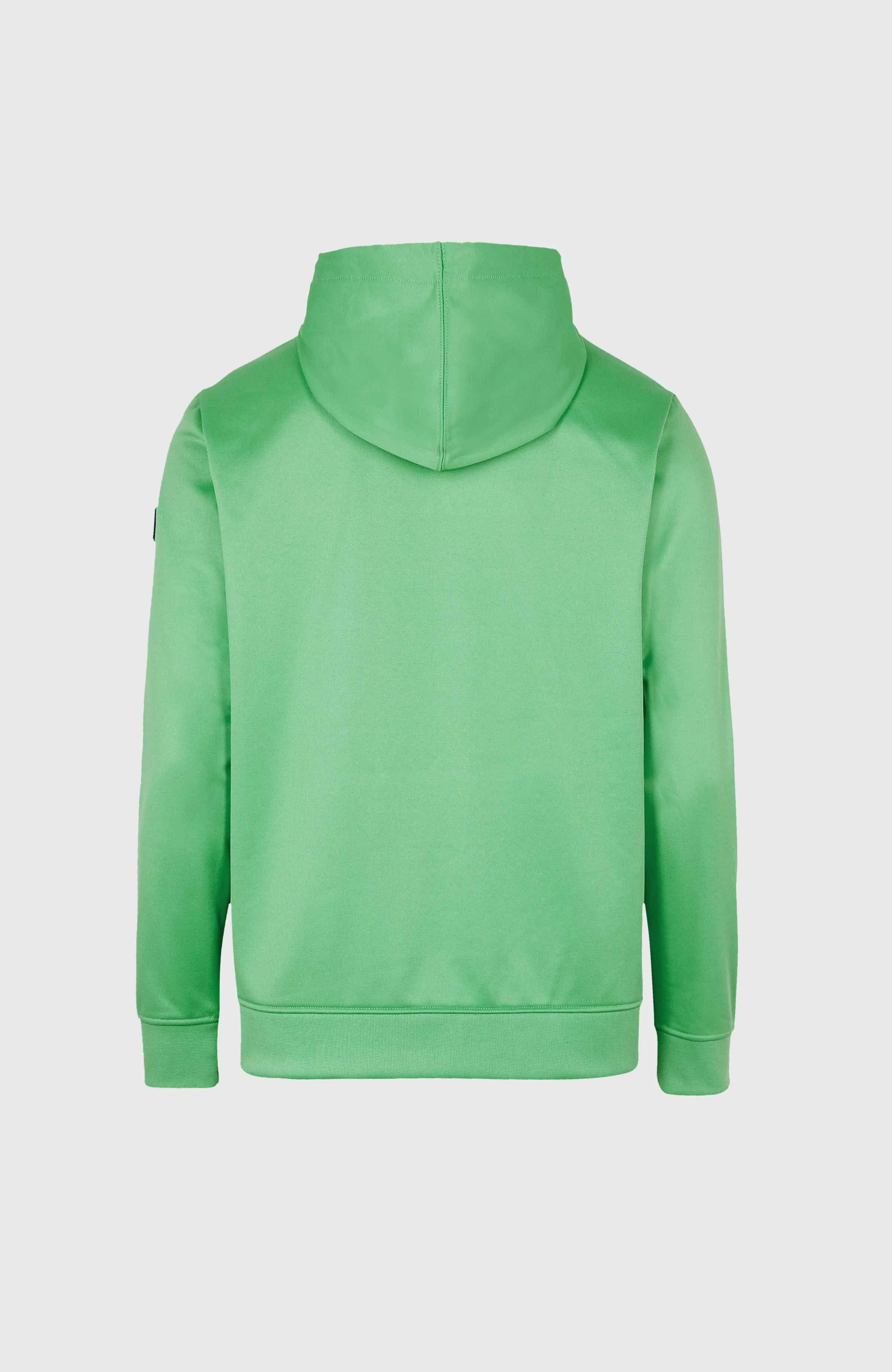 Rutile Solid Hooded Fleece | Luminous Green