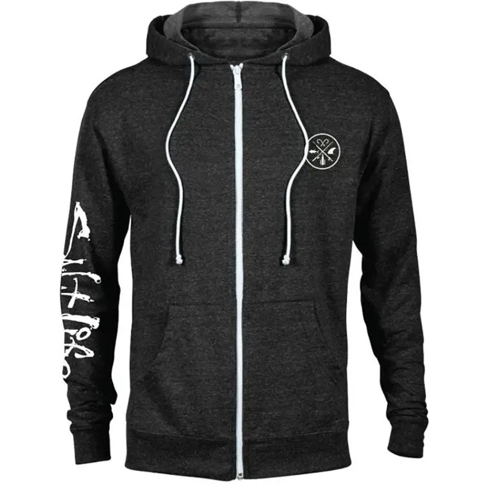 Salt Life Men's Anything With Fins Zip Up Hoodie