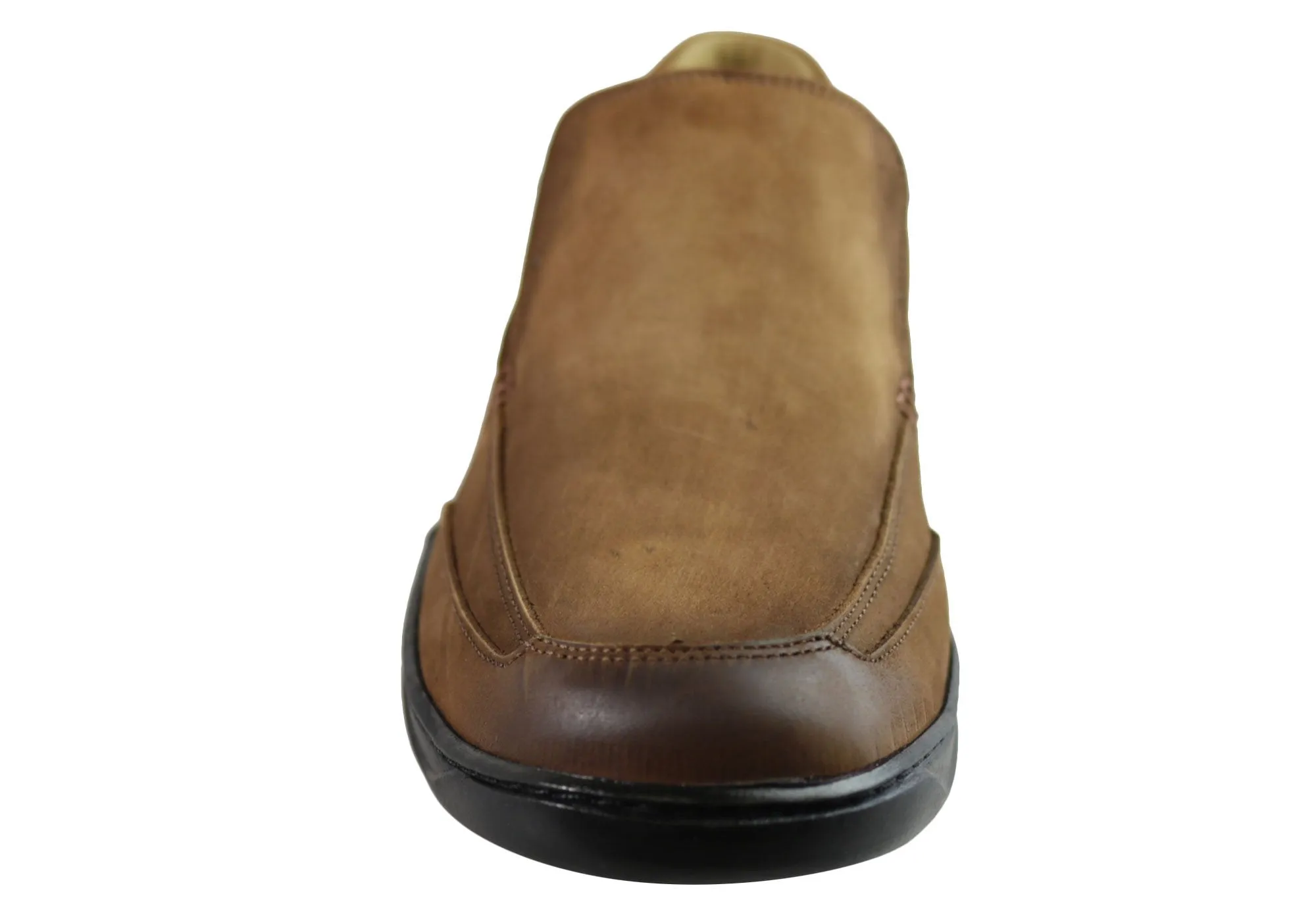 Savelli Isaac Mens Comfortable Leather Slip On Shoes Made In Brazil