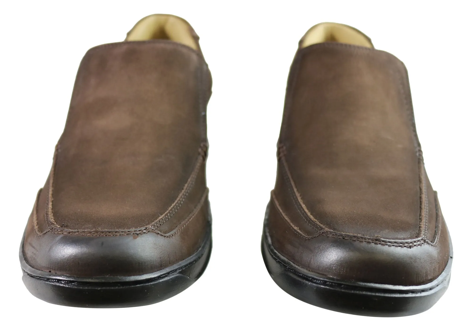 Savelli Isaac Mens Comfortable Leather Slip On Shoes Made In Brazil