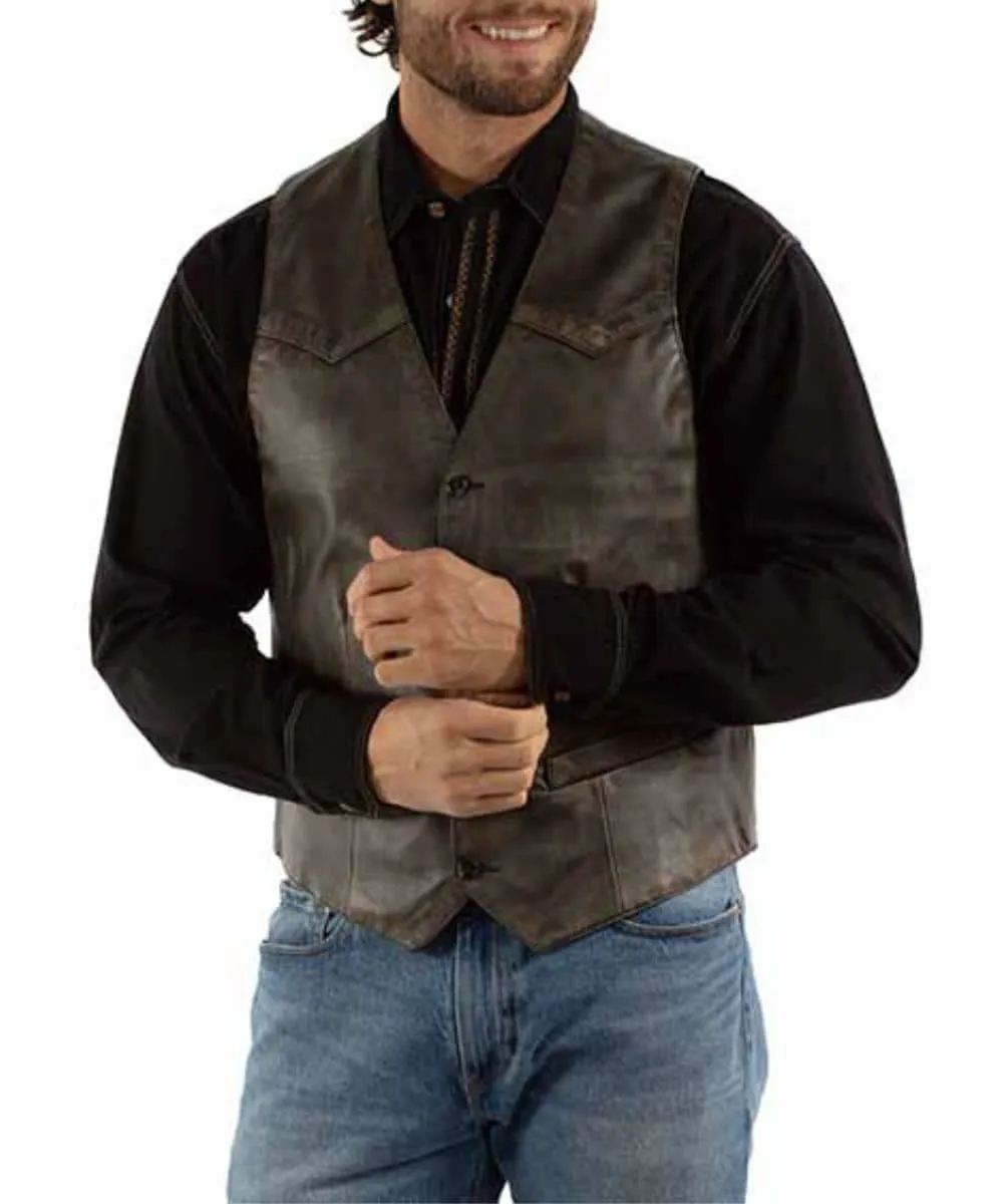 Scully Men's Leather Vest