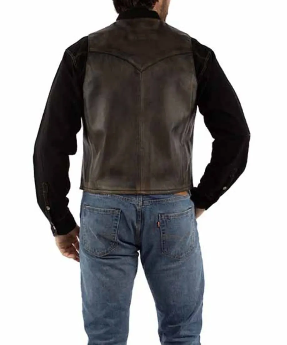 Scully Men's Leather Vest