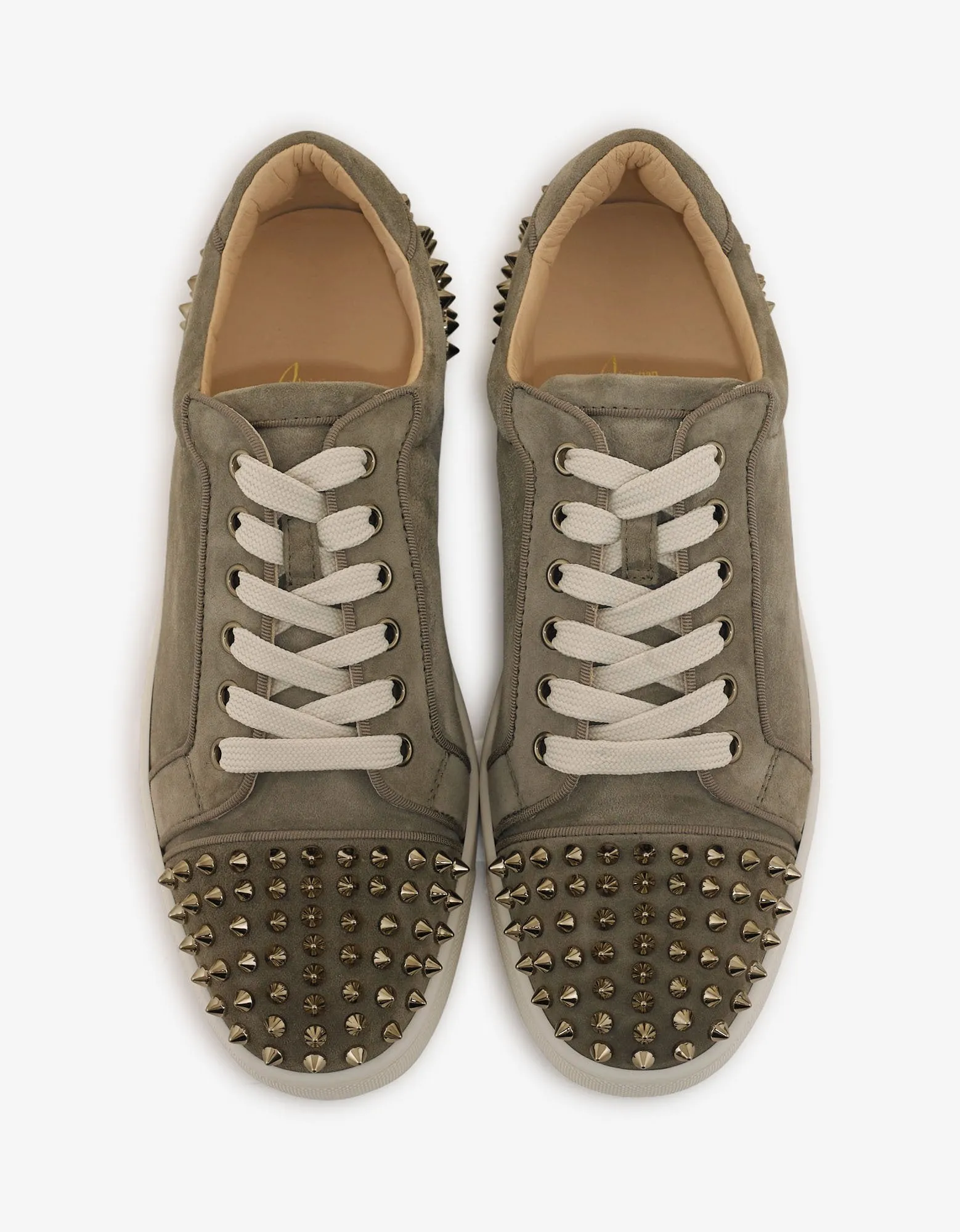 Seavaste 2 Orlato Khaki Suede Leather Trainers