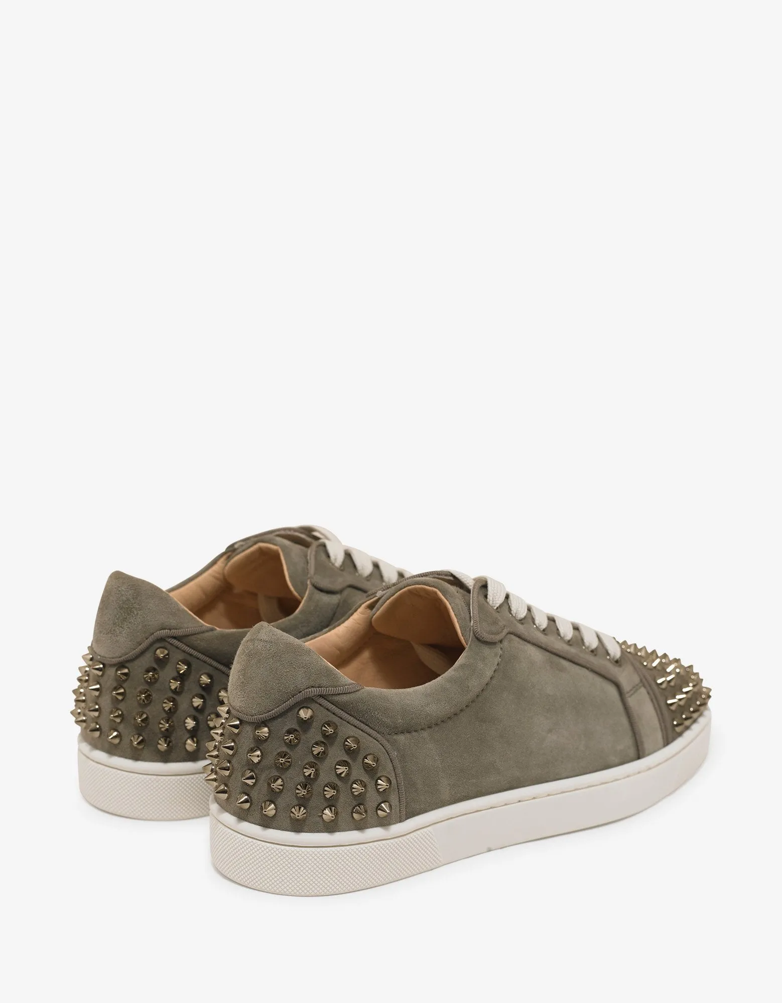 Seavaste 2 Orlato Khaki Suede Leather Trainers