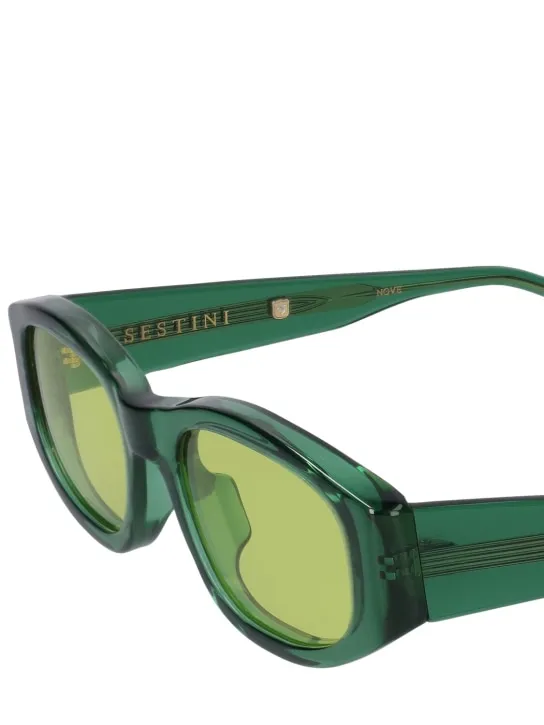 Sestini   Nove squared acetate sunglasses 