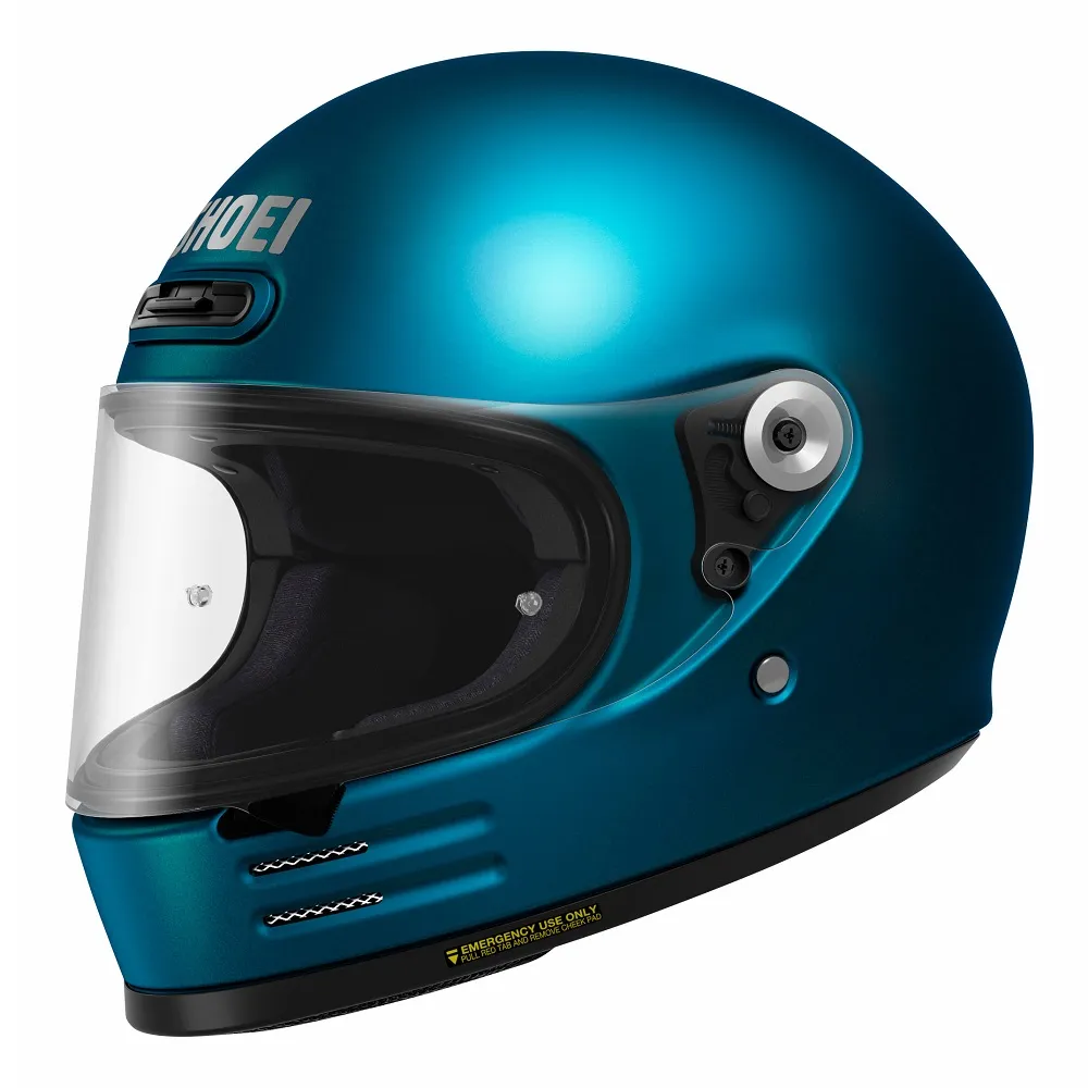 Shoei Glamster 06 Plain Helmet - Laguna Blue