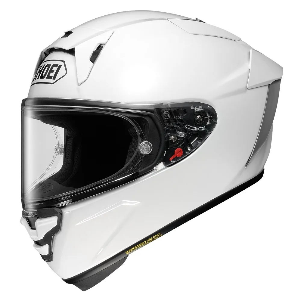 Shoei X-SPR Pro Plain Helmet - White