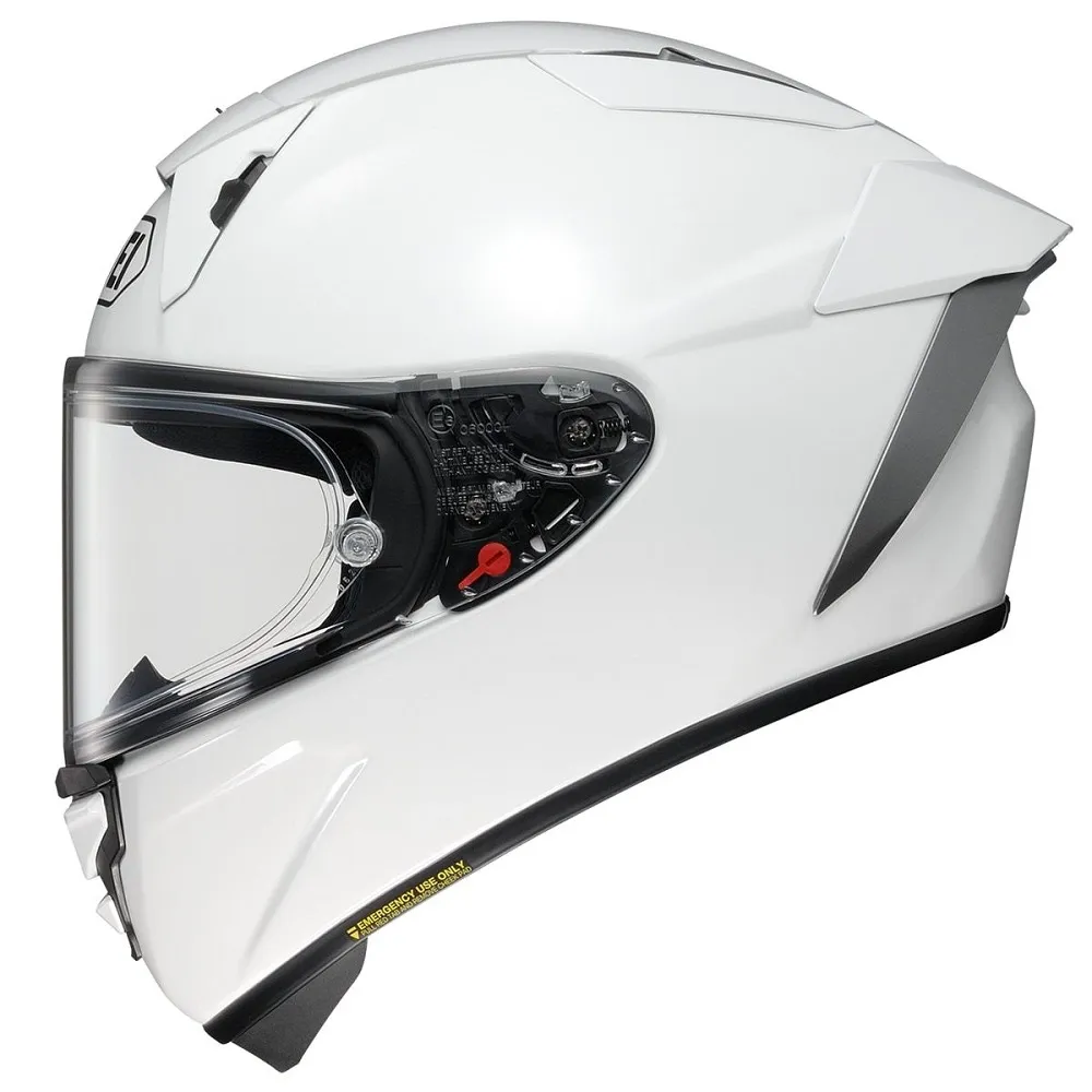 Shoei X-SPR Pro Plain Helmet - White