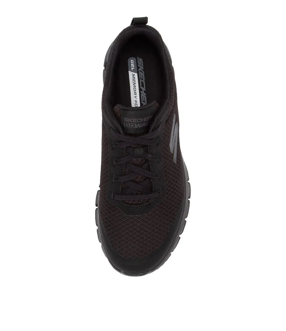 SKECHERS Go Walk Glide Black Sneakers