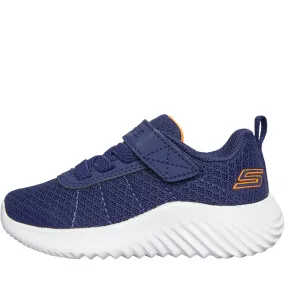 SKECHERS Infant Boys Bounder Baronik Trainers Navy