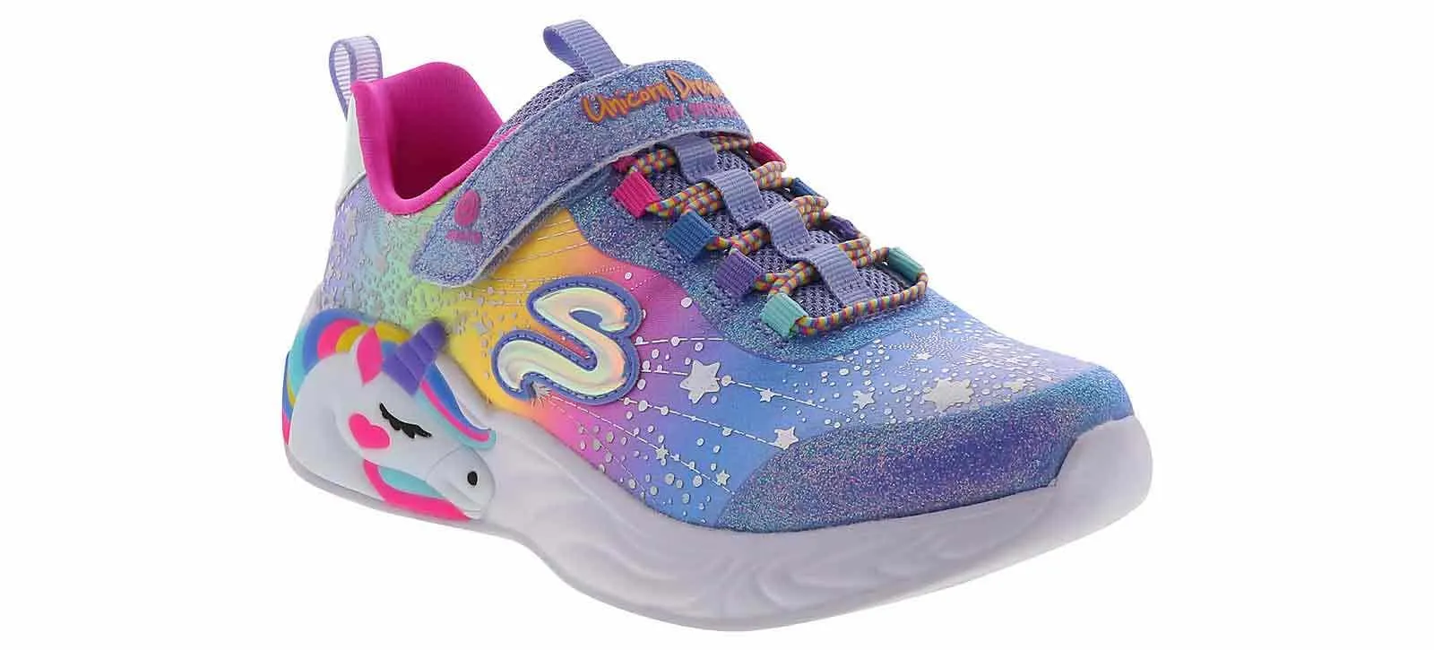 Skechers Lights Unicorn Dreams Youth Girls’ (11-3) Running Shoe