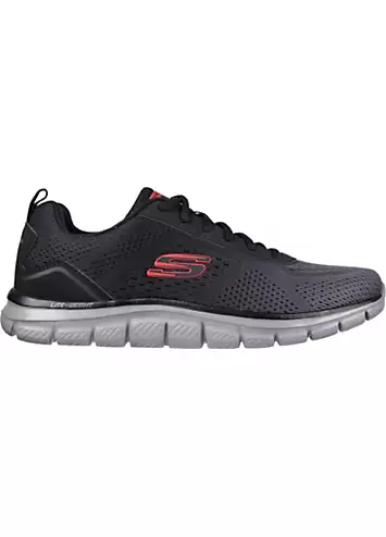 Skechers Mens Black Track Ripkent Trainers | Kaleidoscope