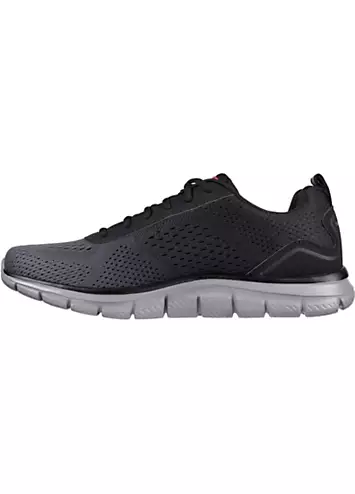 Skechers Mens Black Track Ripkent Trainers | Kaleidoscope