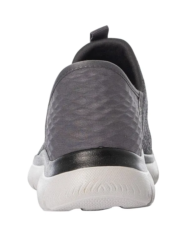 Skechers Slip-ins Summits Key Pace Trainers - Charcoal/Black