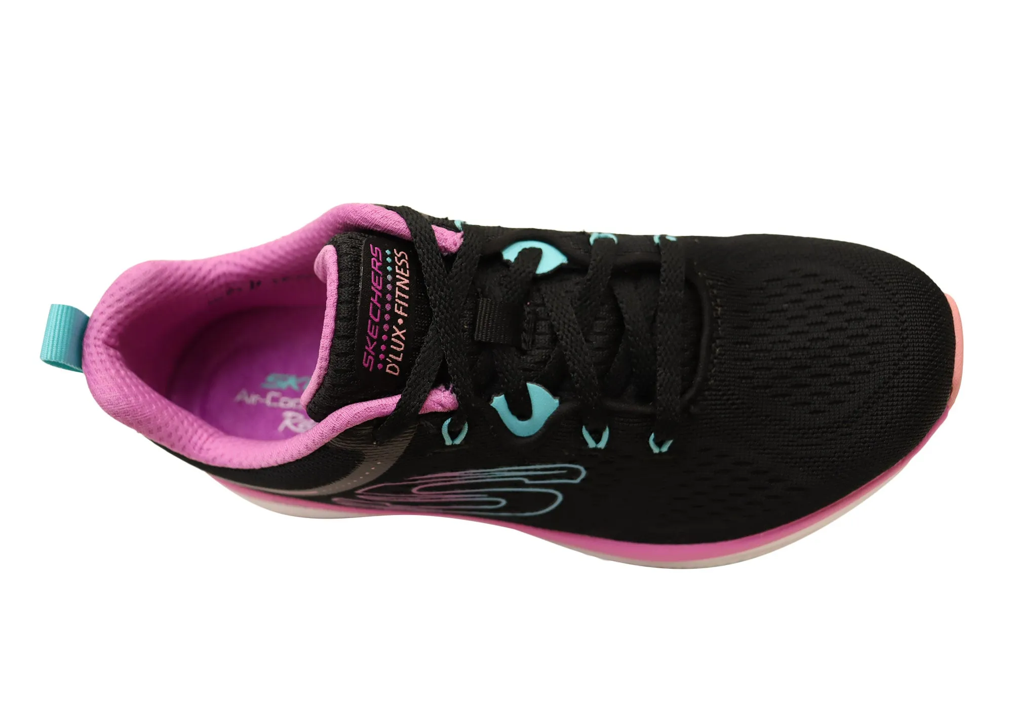 Skechers Womens Relaxed Fit D Lux Fitness New Moxie Shoes