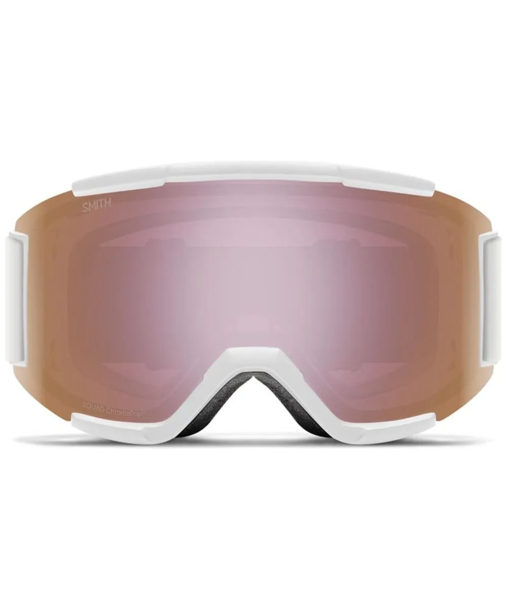 Smith Squad Chromapop Snowboarding Goggles - Everyday Rose Gold Mirror Lens