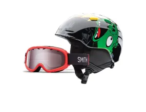 Smith Zoom Jr Helmet + Gambler Goggles Combo 2016