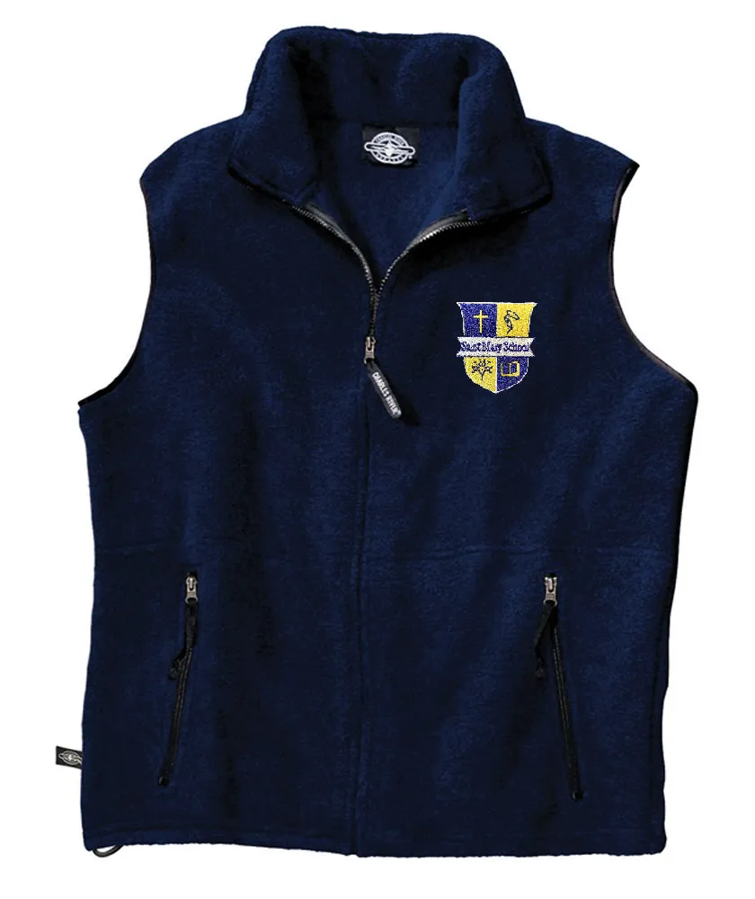 SMS Charles River Youth Ridgeline Fleece Vest #8503 Spiritwear