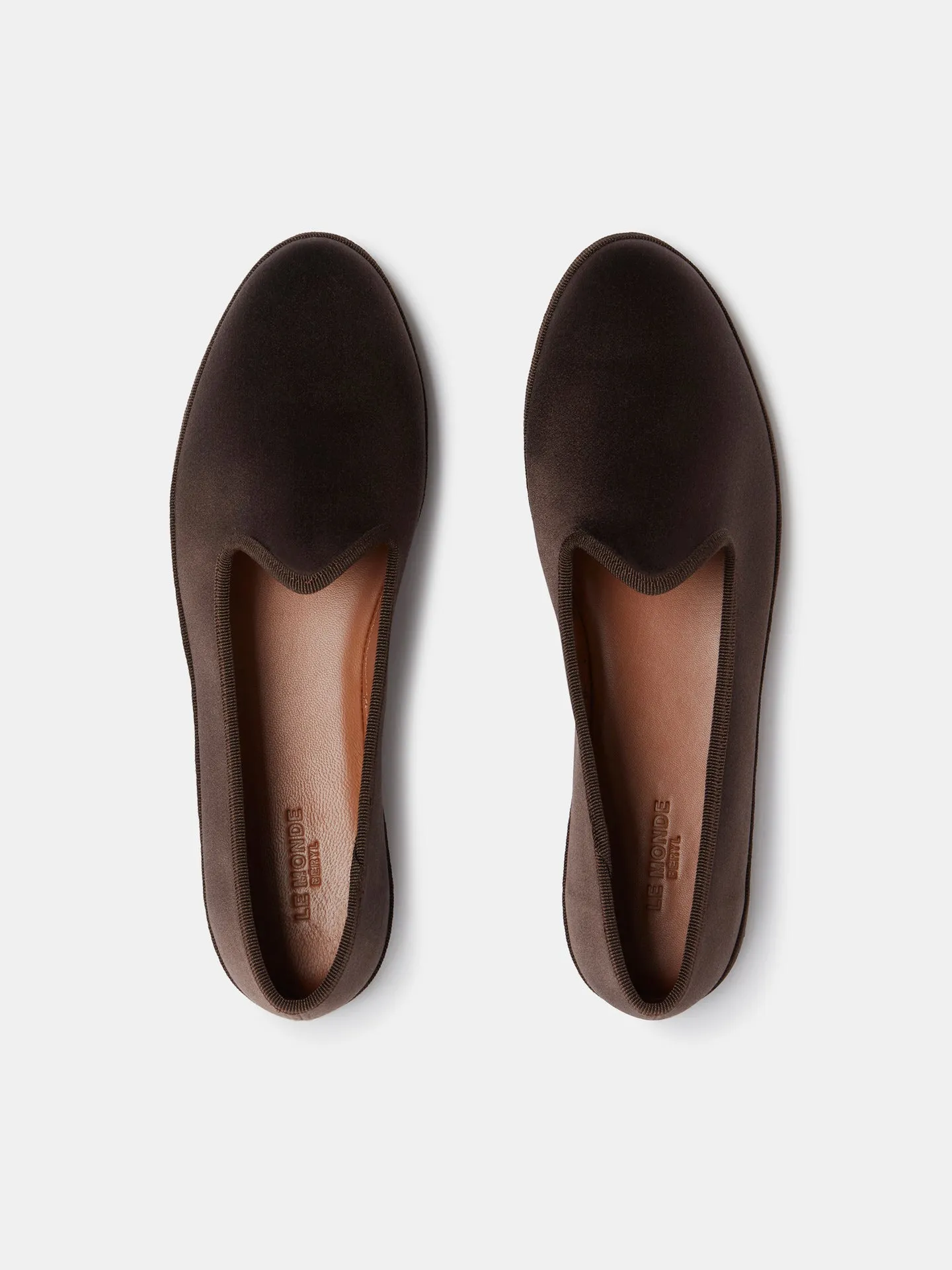 Soft Venetian Slipper / Chocolate Satin