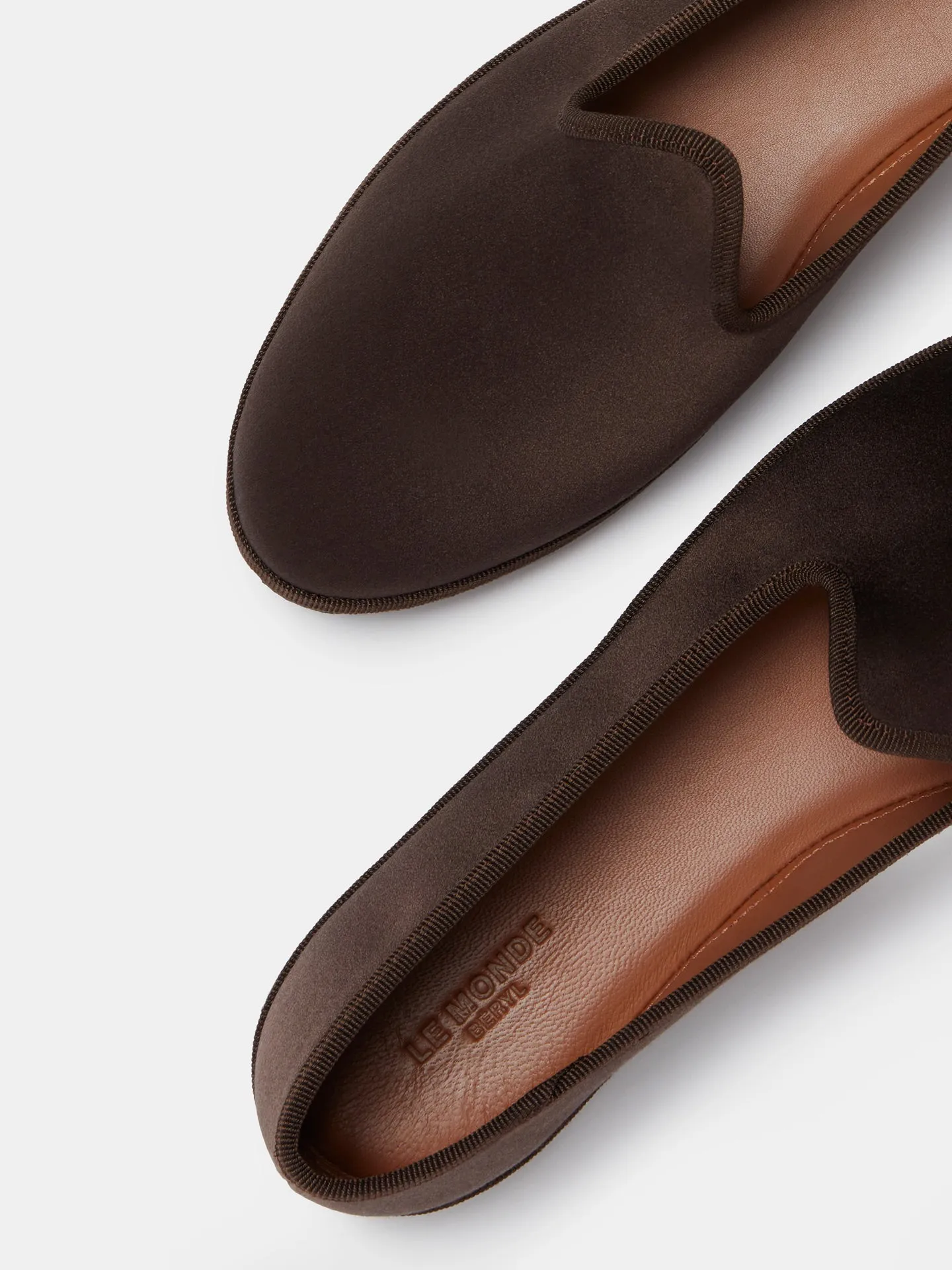 Soft Venetian Slipper / Chocolate Satin