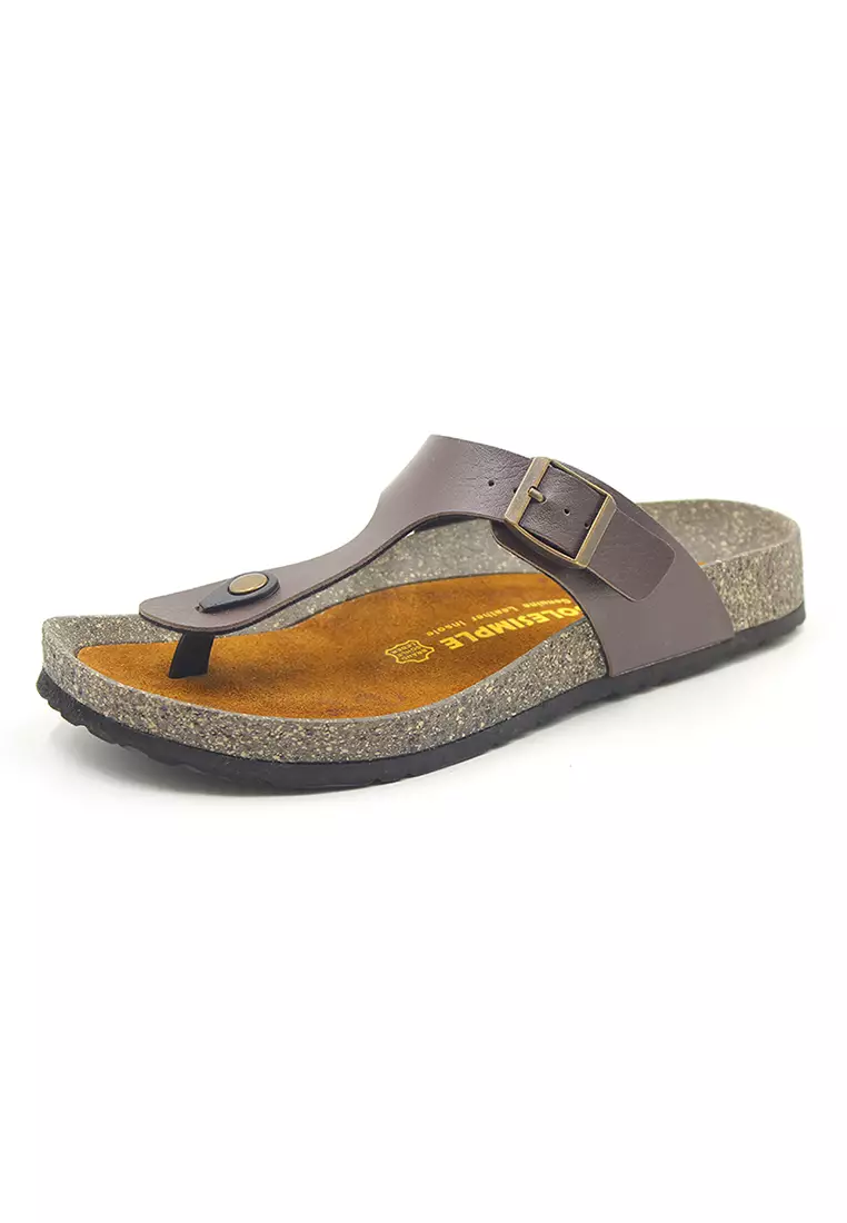 SoleSimple Berlin - Brown Sandals & Flip Flops & Slipper