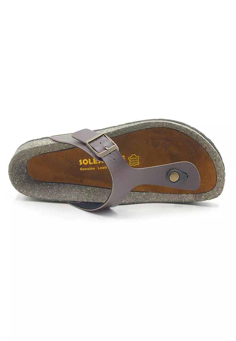 SoleSimple Berlin - Brown Sandals & Flip Flops & Slipper