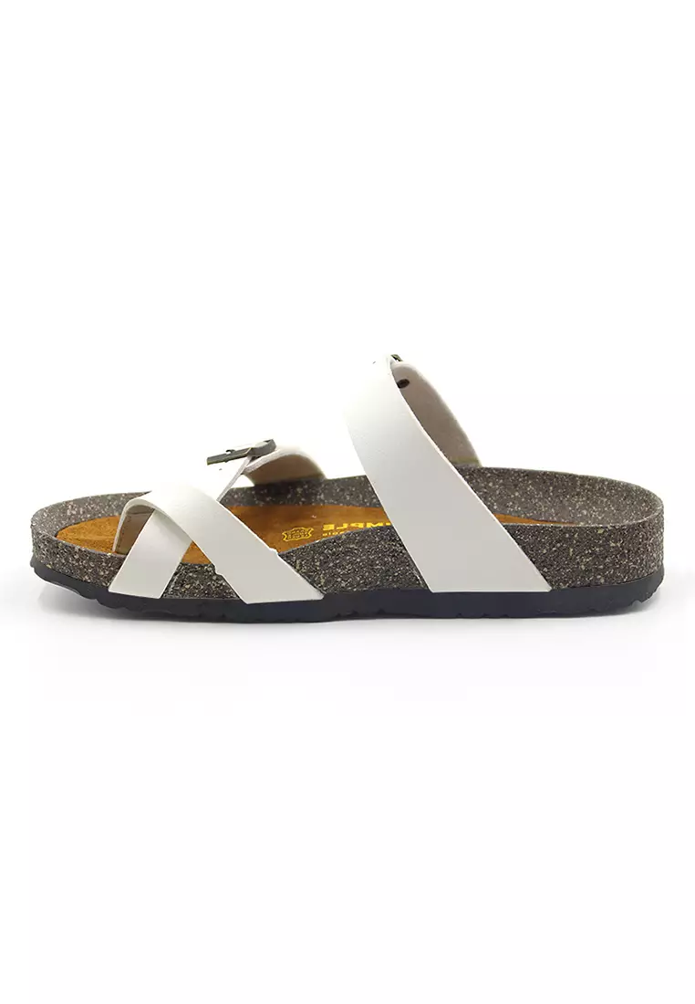 SoleSimple Dublin - White Sandals & Flip Flops & Slipper