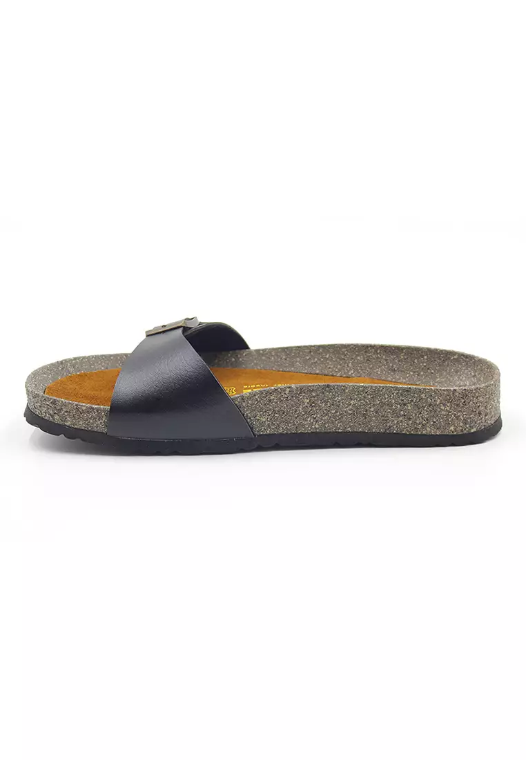 SoleSimple Lyon - Black Sandals & Flip Flops & Slipper