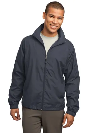 Sport-Tek Full-Zip Wind Jacket JST70 Graphite Grey