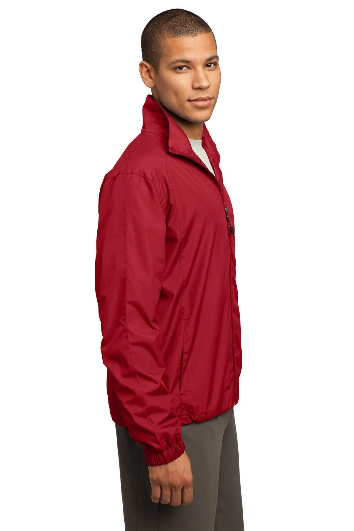 Sport-Tek Full-Zip Wind Jacket JST70 True Red