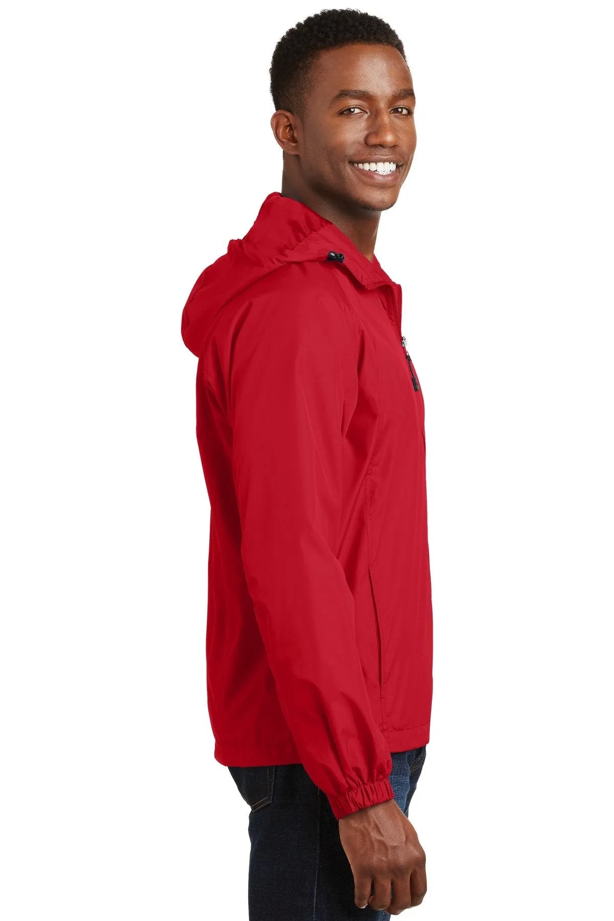 Sport-Tek Hooded Raglan Jacket JST73 True Red