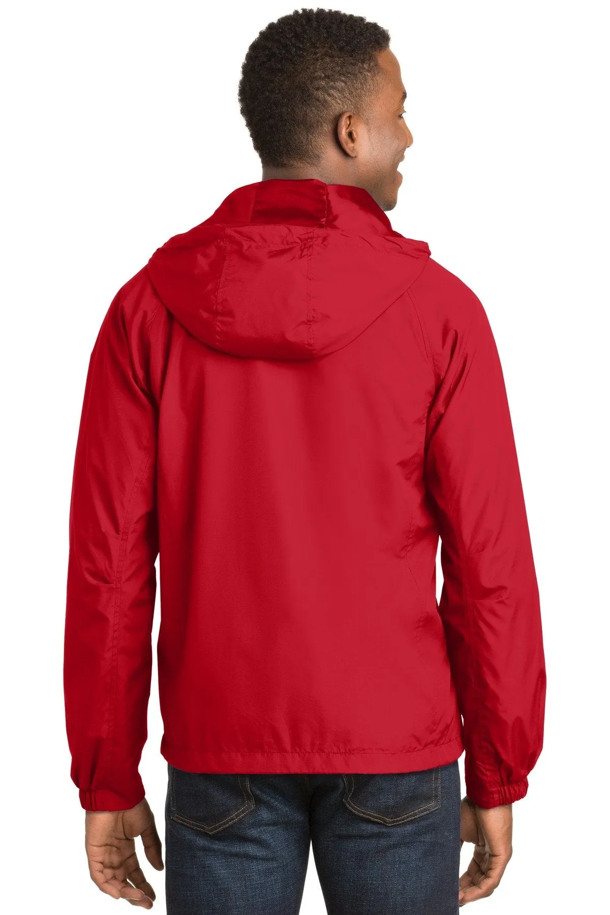 Sport-Tek Hooded Raglan Jacket JST73 True Red