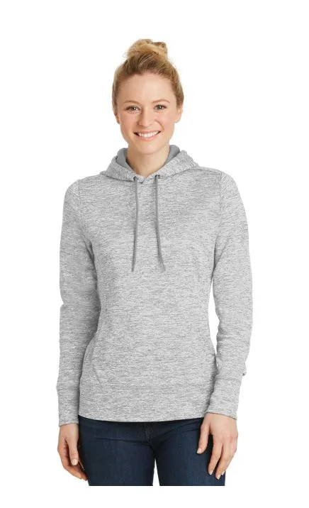 Sport-Tek LST225 Ladies PosiCharge Electric Heather Fleece Hooded Pullover