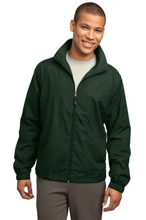 Sport-Tek Men's Full-Zip Wind Jacket. JST70.