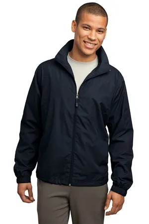 Sport-Tek Men's Full-Zip Wind Jacket. JST70.