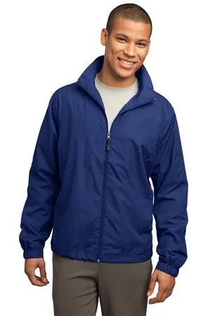 Sport-Tek Men's Full-Zip Wind Jacket. JST70.