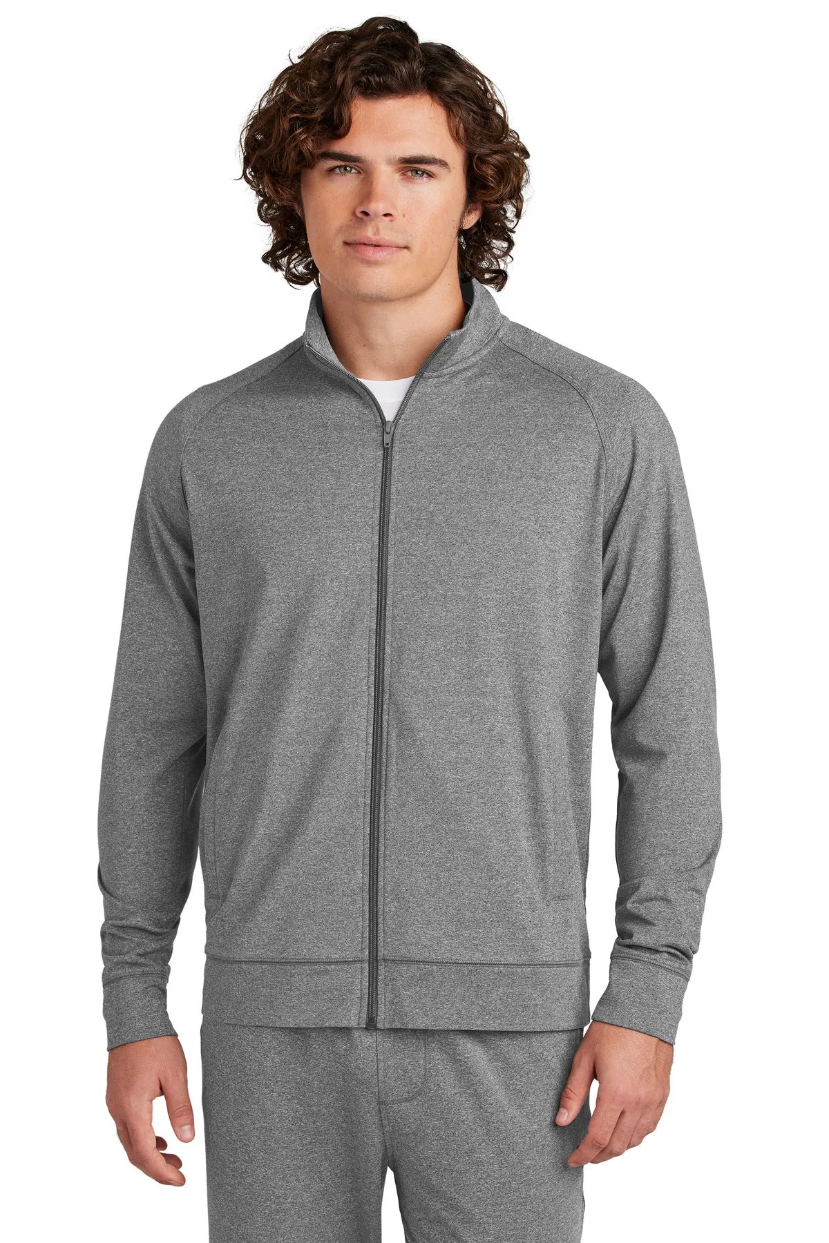 Sport-Tek Men's Sport-Wick Stretch Full-Zip Cadet Jacket