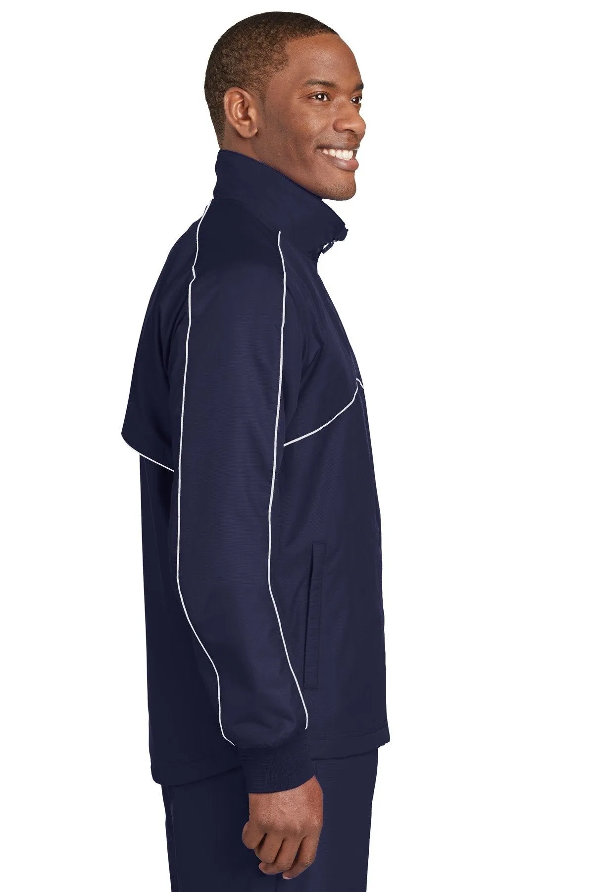 Sport-Tek Shield Ripstop Jacket JST83 True Navy/ White