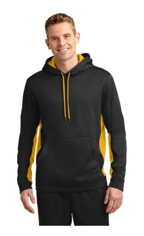 Sport-Tek ST235 Sport-Wick Fleece Colorblock Hooded Pullover