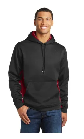 Sport-Tek ST239 Sport-Wick CamoHex Fleece Colorblock Hooded Pullover