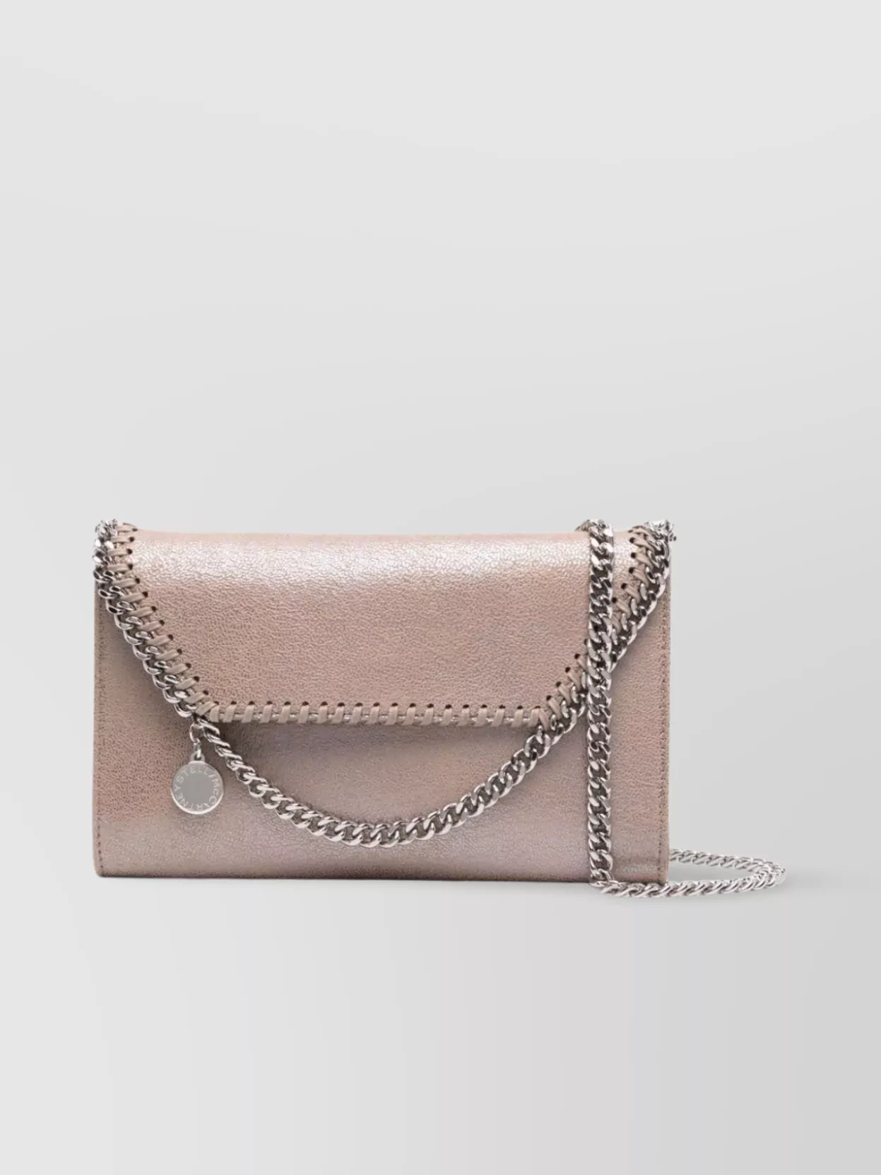 Stella Mccartney   Mini metallic chain-link shoulder bag