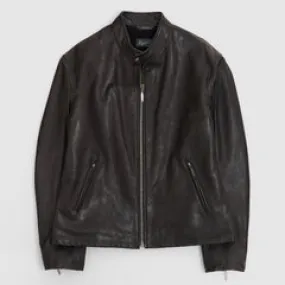 Stewart Cafe Racer Leather Jacket