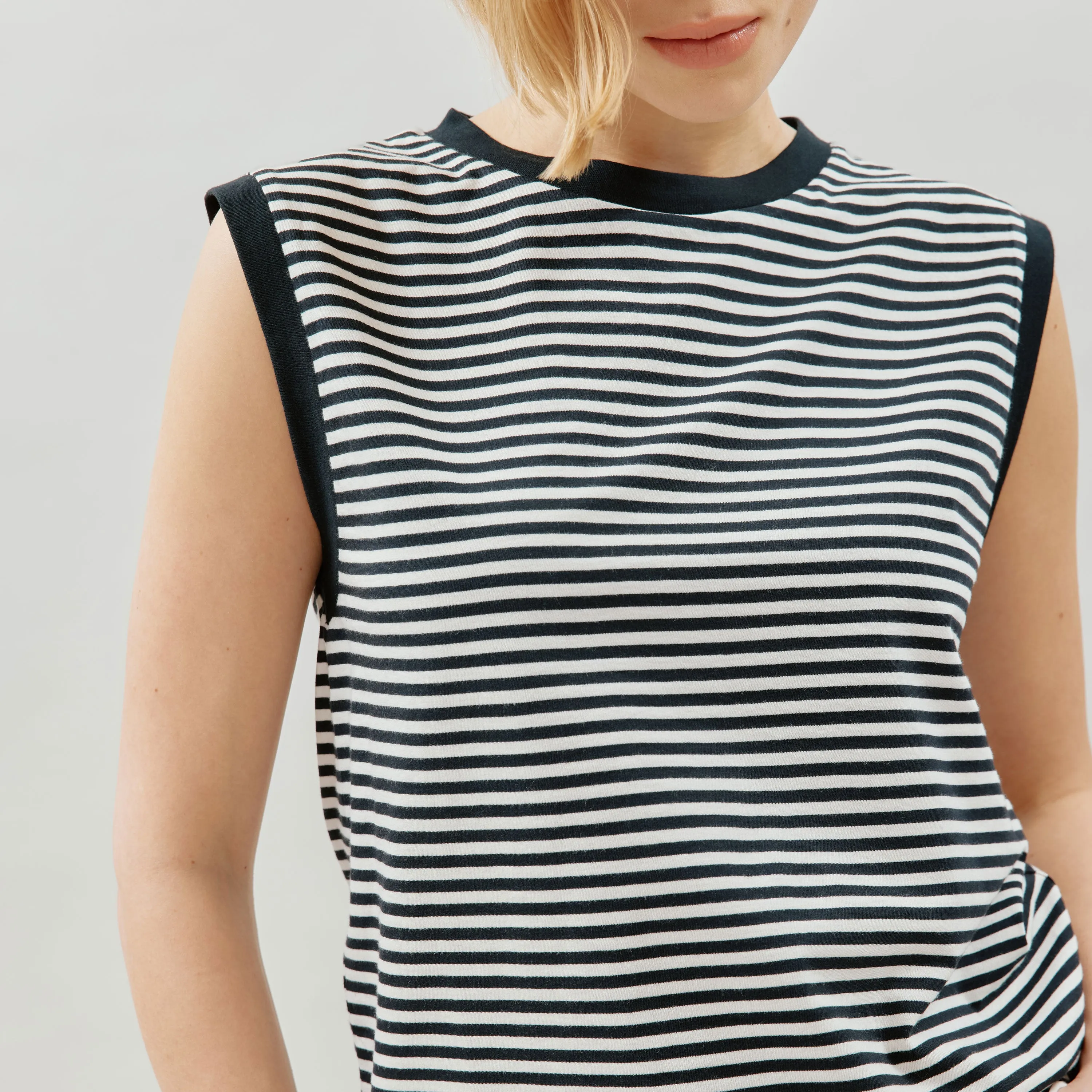 Stripe Cotton Tank Top