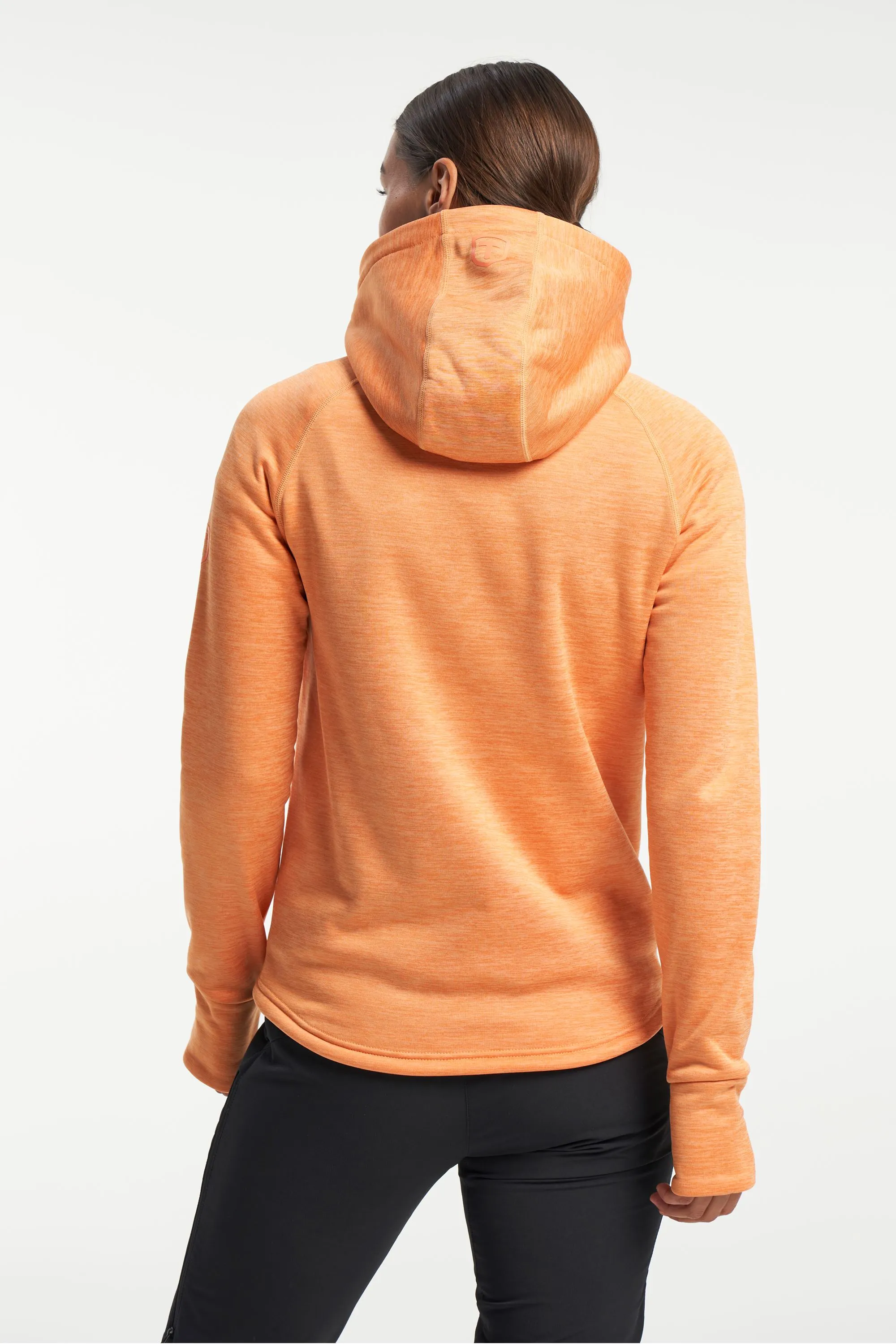 Tenson Women's TXlite Hoodie Zip Apricot Crush | Buy Tenson Women's TXlite Hoodie Zip Apricot Crush here | Outnorth