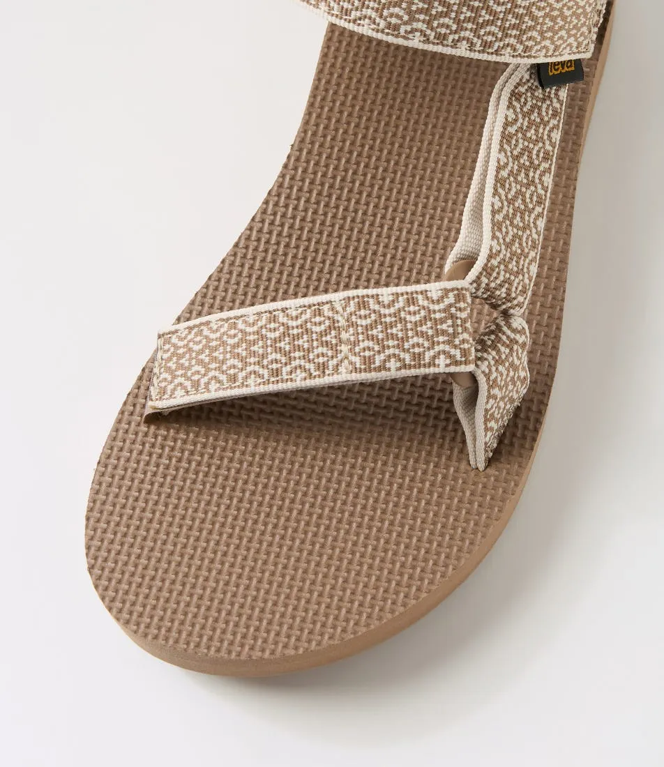 TEVA W Midform Univ Boho Caribou Fabric Sandals