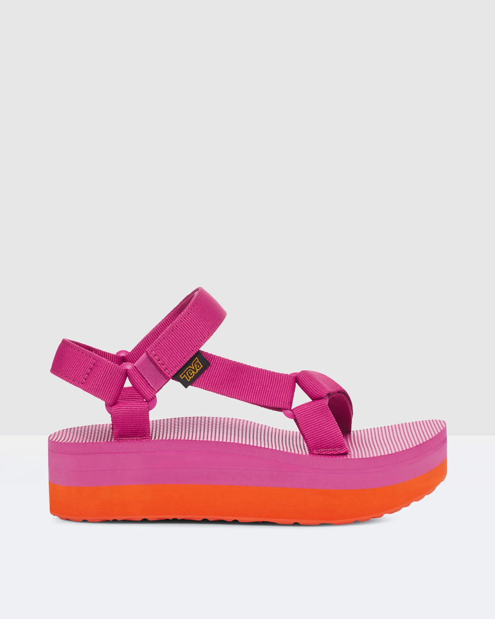 Teva Women's Flatform Universal Sandals in Rose/Violet/Orange